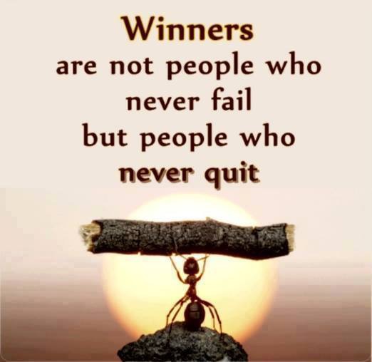never quit