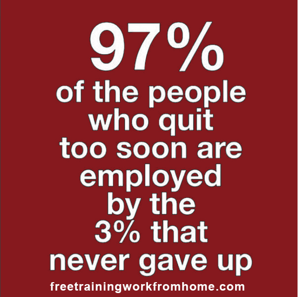 never quit